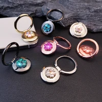 mobile phone buckle ring bracket rhinestone gem jewelry finger buckle pull ring sticker portable support phone shell back stand