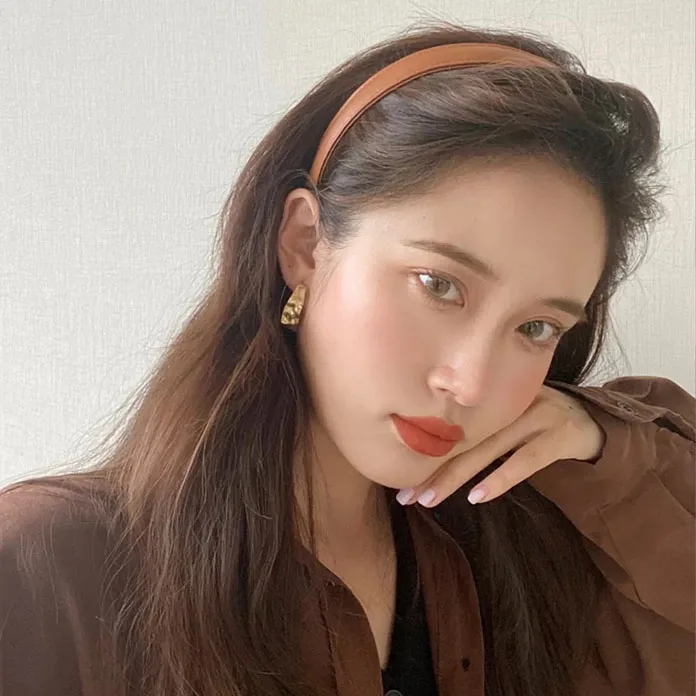 

Vintage PU Leather Headband Headbands Solid Headwear for Women Girls Fashion Hair Band Chic Hair Hoop Hair Accessories