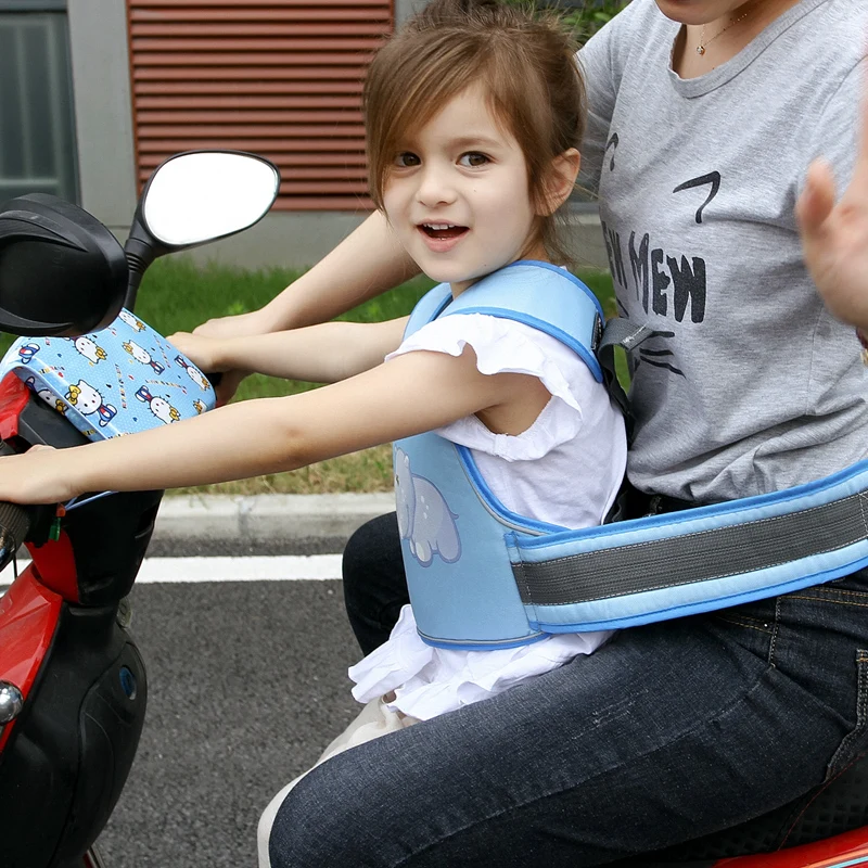 

Universal Child Motorcycle Seat Belt Bicycle Bike Safety Belt Kids Baby Harness Seat Strap Protector Breathable Mesh Cartoon