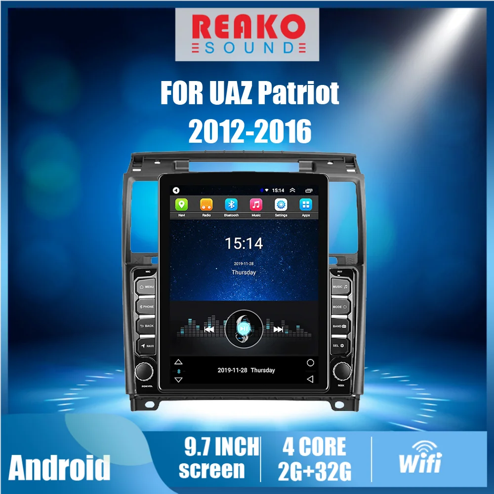 

4G Android Autoradio For UAZ Patriot 2012-2016 2 Din 9.7" Tesla Screen Car Multimedia Player GPS Navigator Stereo Head Unit