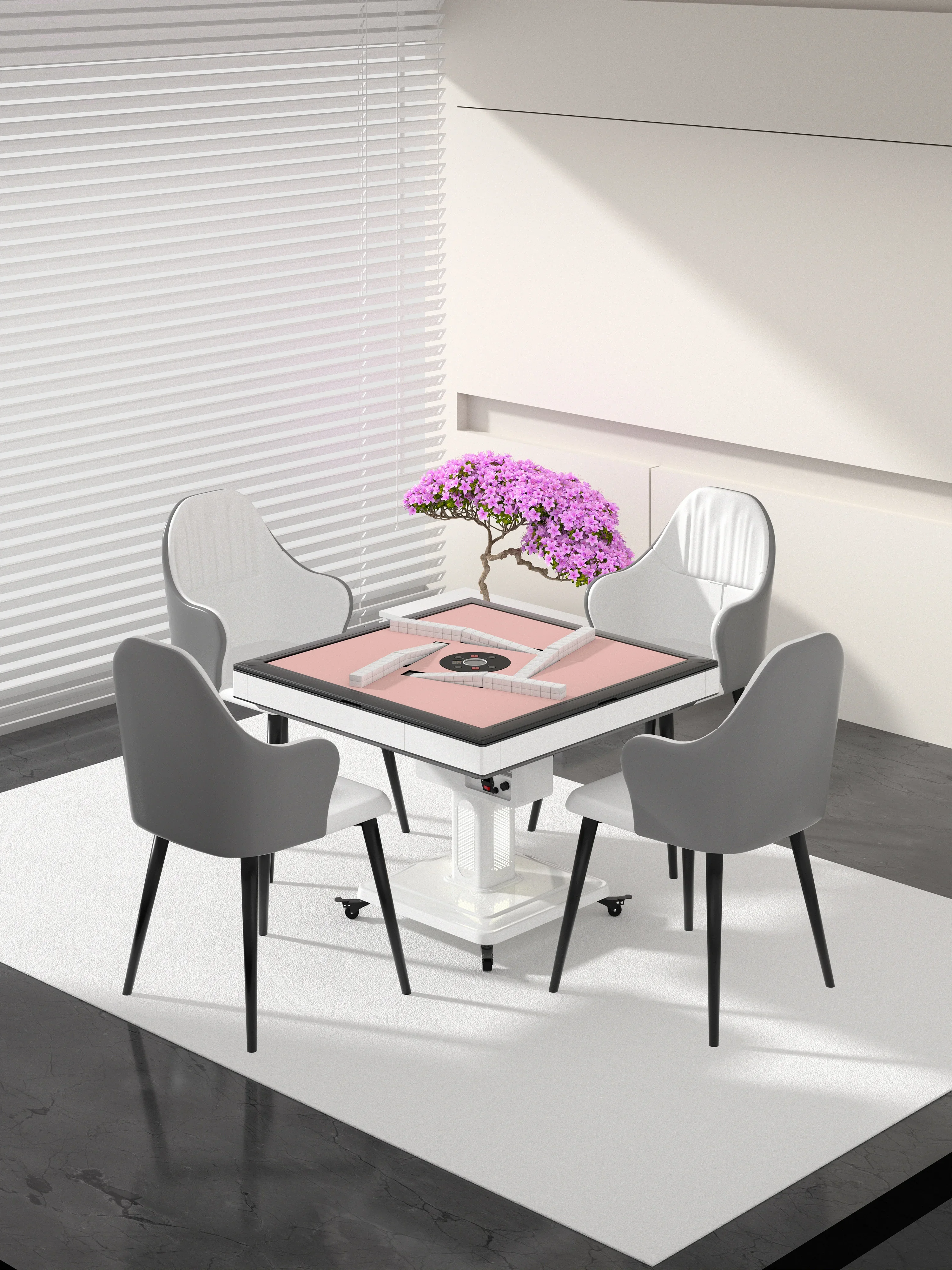 Простой складной обеденный стол для столовой релаксация маджонга с