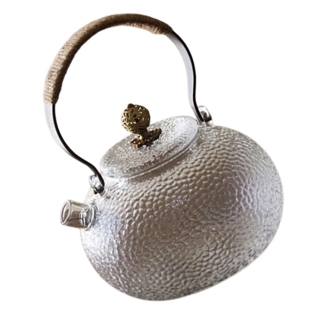 

Glass Teapot Heating Espresso Coffee Water Iron Kettles Serving Office Pitcher