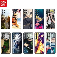 anime cool boy naruto for samsung galaxy s22 s21 s20 ultra plus pro s10 s9 s8 7 4g 5g soft silicone black phone case funda coque