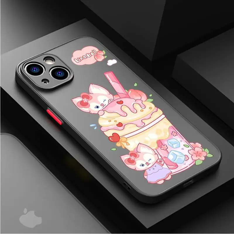 Матовый чехол для Apple iPhone 11 13 15 14 Pro Max 12 Mini 7 8 Plus XR X XS SE 6 6S из ТПУ телефона Disney StellaLou - Цена: 201