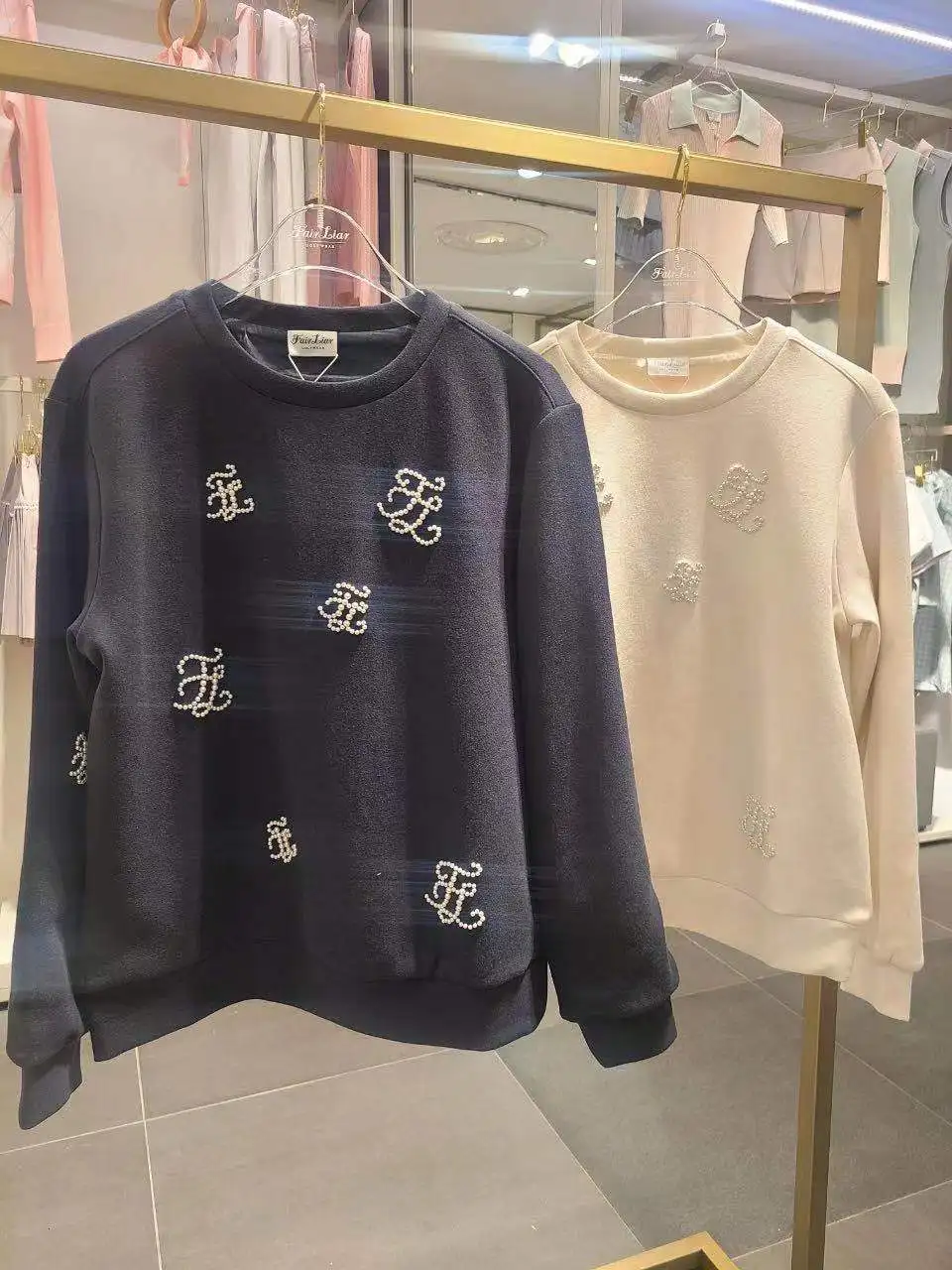 

Korean Golf Clothing Women's Sports Leisure Long Sleeve T-shirt Fashion Versatile Round Neck Sweater