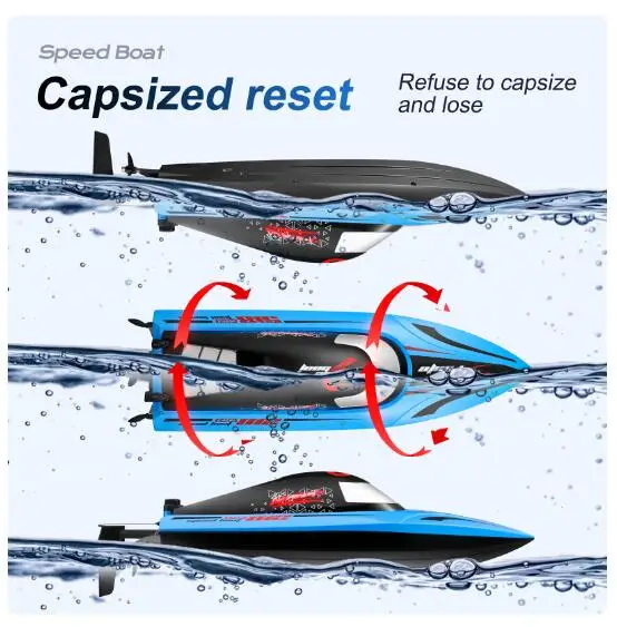 Новая высокоскоростная лодка 40 км/ч 2 4 ГГц гоночная с дистанционным управлением