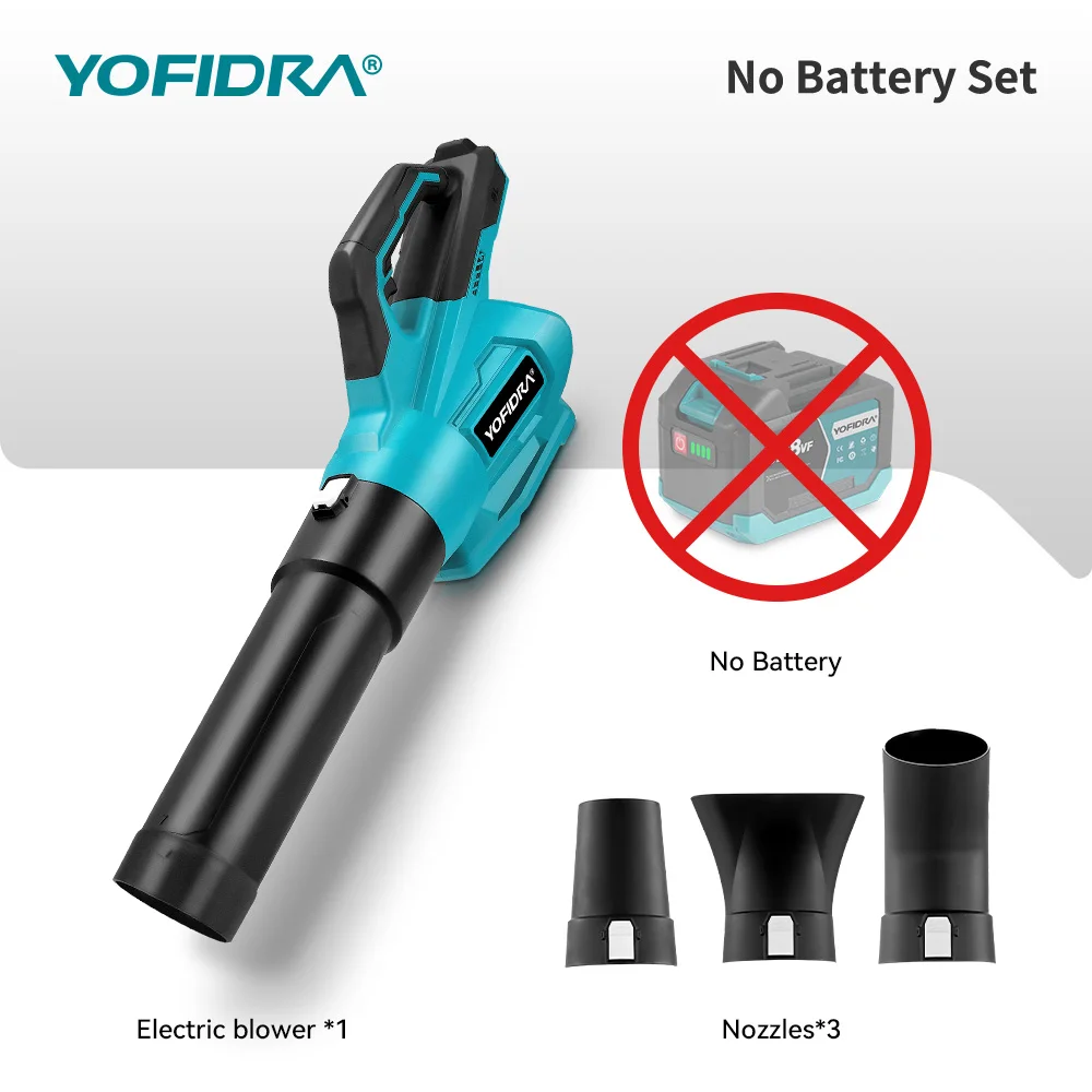 YOFIDRA Бесщеточный воздуходувка 2000 Вт для Makita 18 В
