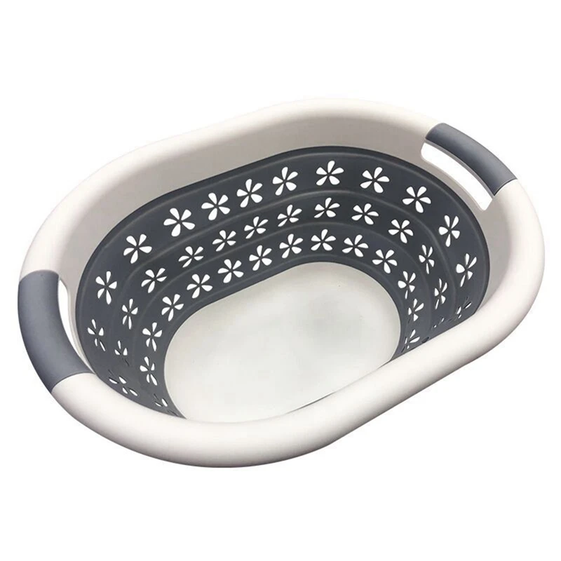 

Большая портативная складная корзина для грязной одежды для ванной комнаты