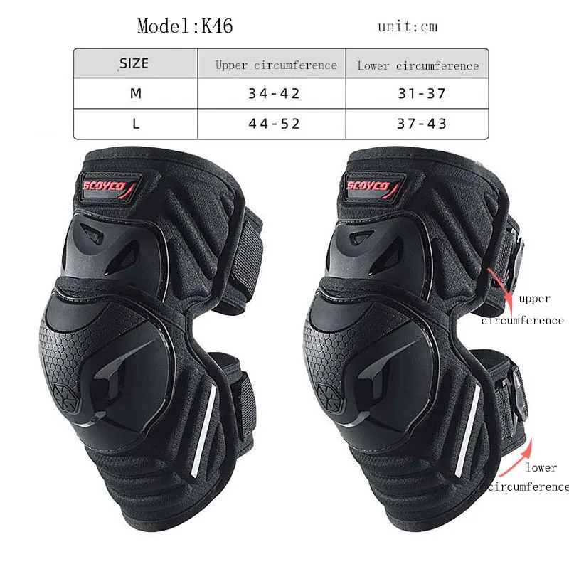 SCOYCO мотоциклетные наколенники шорты для мотокросса защитное оборудование
