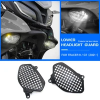 motorcycle lower headlight guard for yamaha tracer9 tracer9gt tracer 9 gt 9gt 2021 fog light auxiliary grille protection cover
