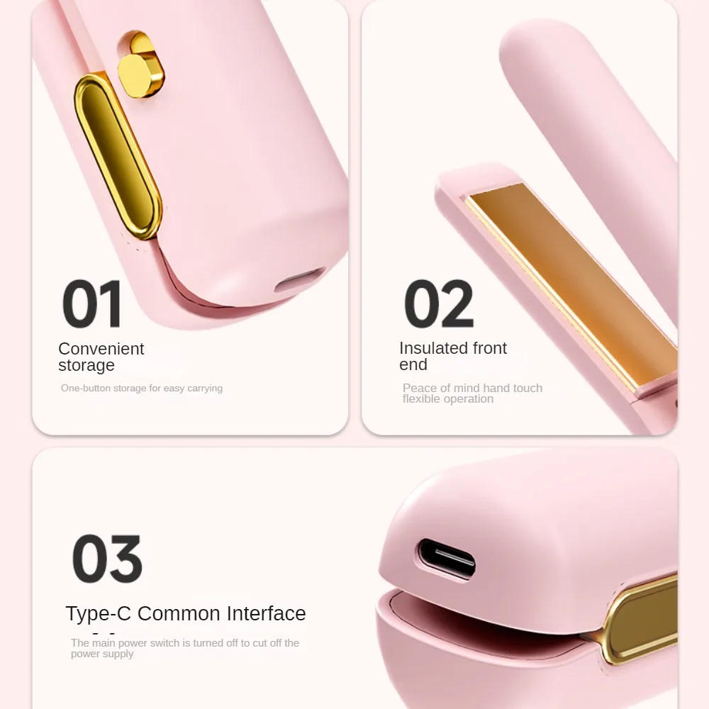 Портативный беспроводной выпрямитель для волос