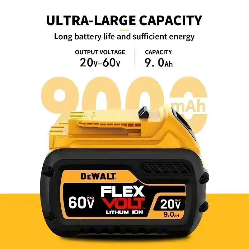 Аккумулятор DEWALT 20 В 2 0 Ач-9 Ач литий-ионный DCB115 DCB118 аккумулятор для инструментов +