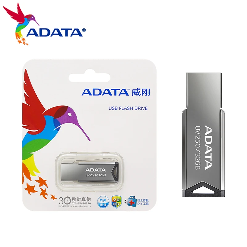 USB-флеш-накопитель ADATA UV250 64/32/16 ГБ USB 2 0 | Компьютеры и офис