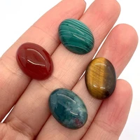 red agate natural stone bead egg shape cabochon 13x18mm convex surface tiger eye stone agate beads for diy making ring jewelry