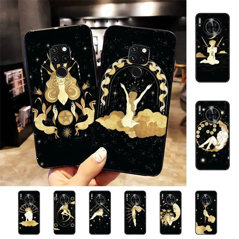 

Holy Girl Tarot Capa Phone Case for Huawei Mate 20 10 9 40 30 lite pro X Nova 2 3i 7se