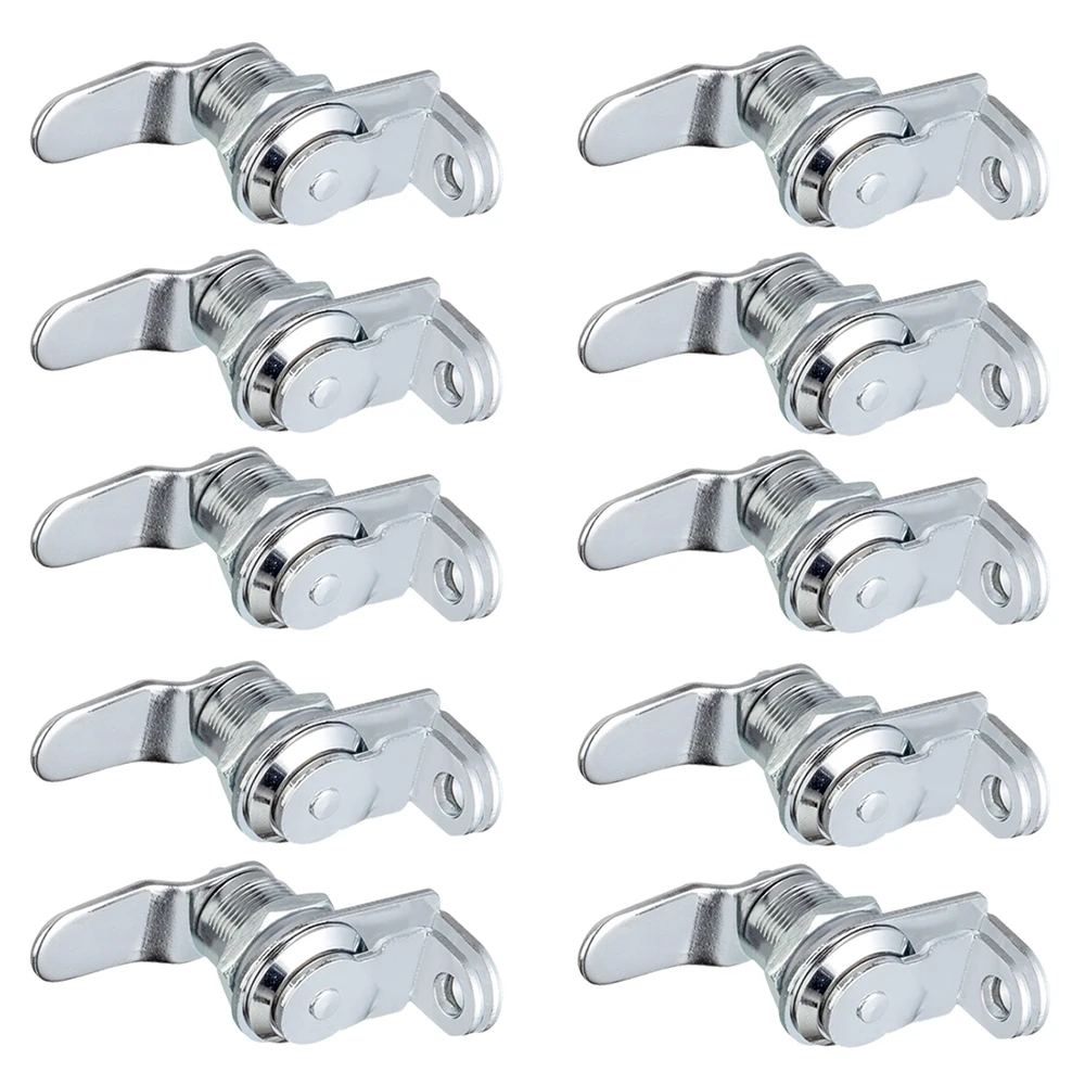 

Brand New 10PCS Zinc Alloy Industrial Cam Locks Mailbox Metal Cabinet Locks Letterbox Locker File Cabinet Locks with Lock Tongue