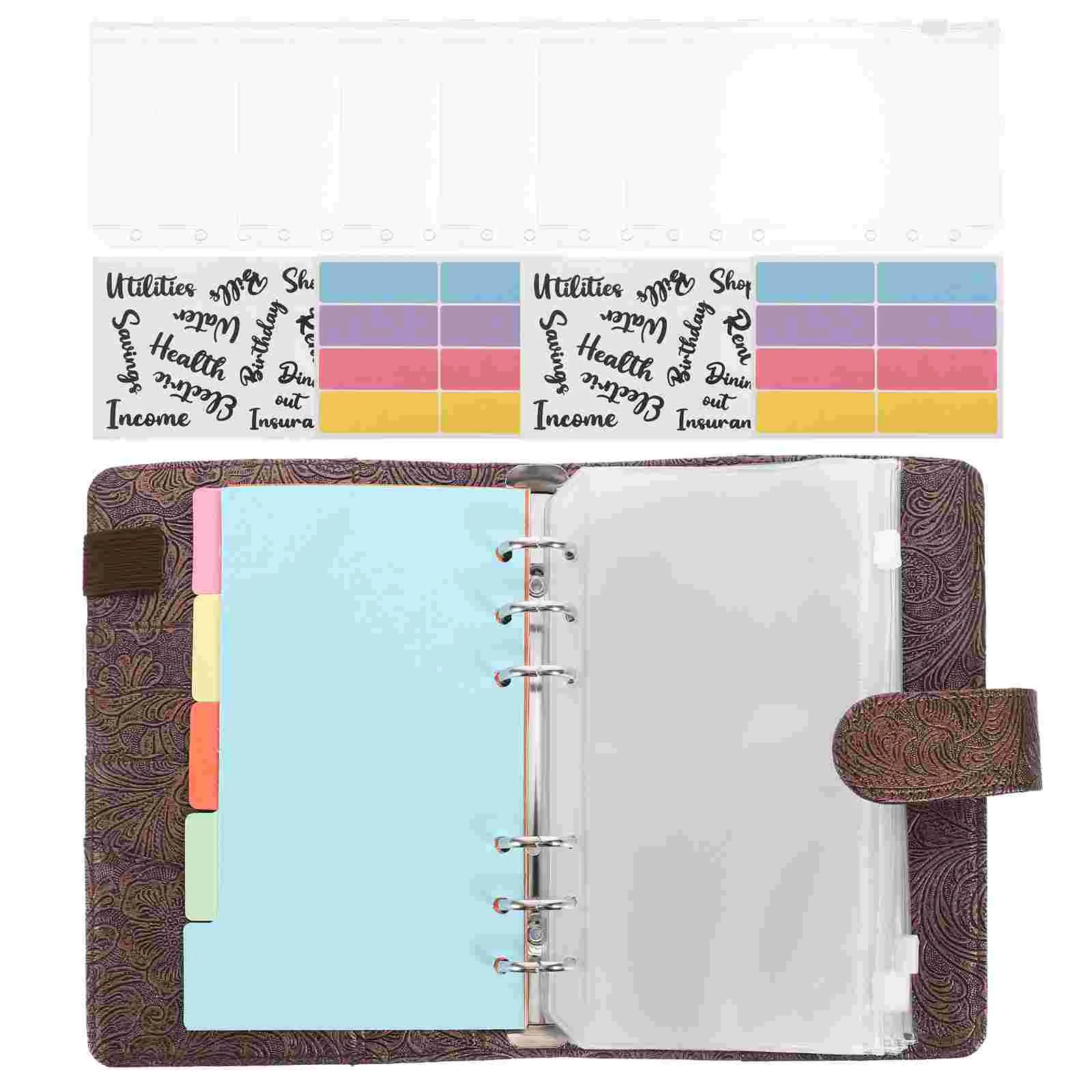 

1 Set of Portable Budget Planner Money Organizer Budget Book Budget Binder Account Notebook