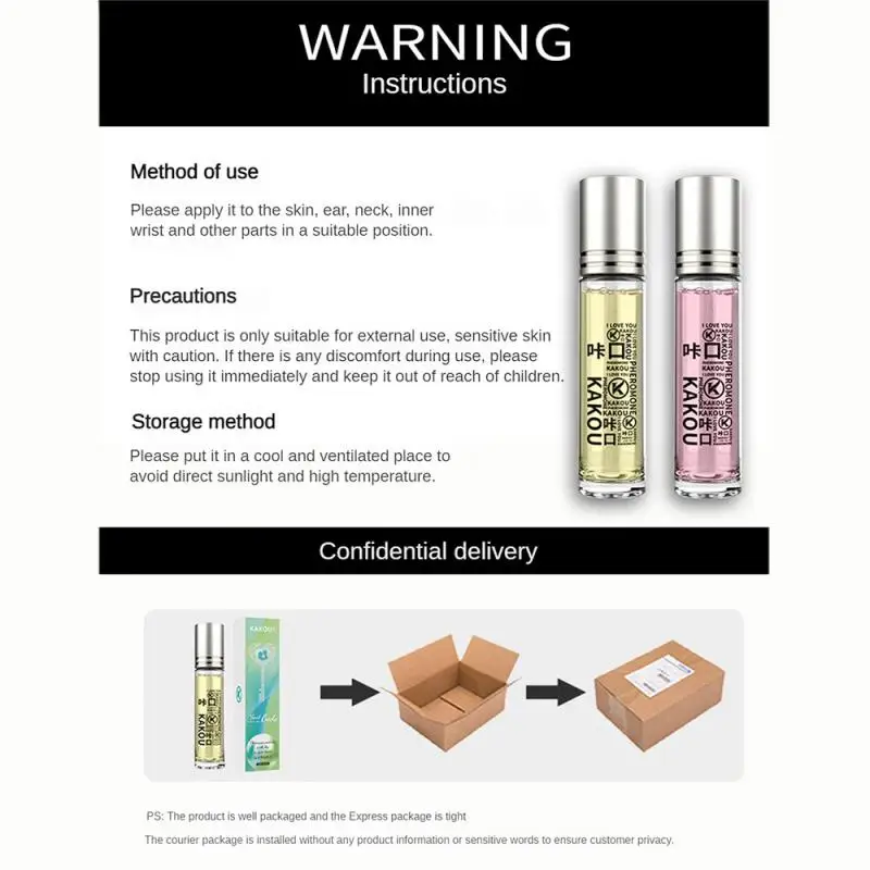 

Confidence Sex Toys Sensual Sex Supplies High Quality Seductive Eau De Toilette Adult Supplies Enhance Attraction Charming Smell