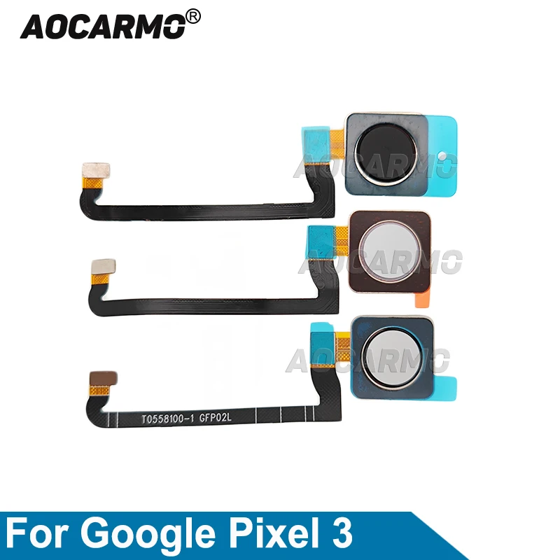 

Aocarmo для Google Pixel 3 отпечаток пальца Главная Кнопка Touch ID гибкий кабель в сборе запасные части