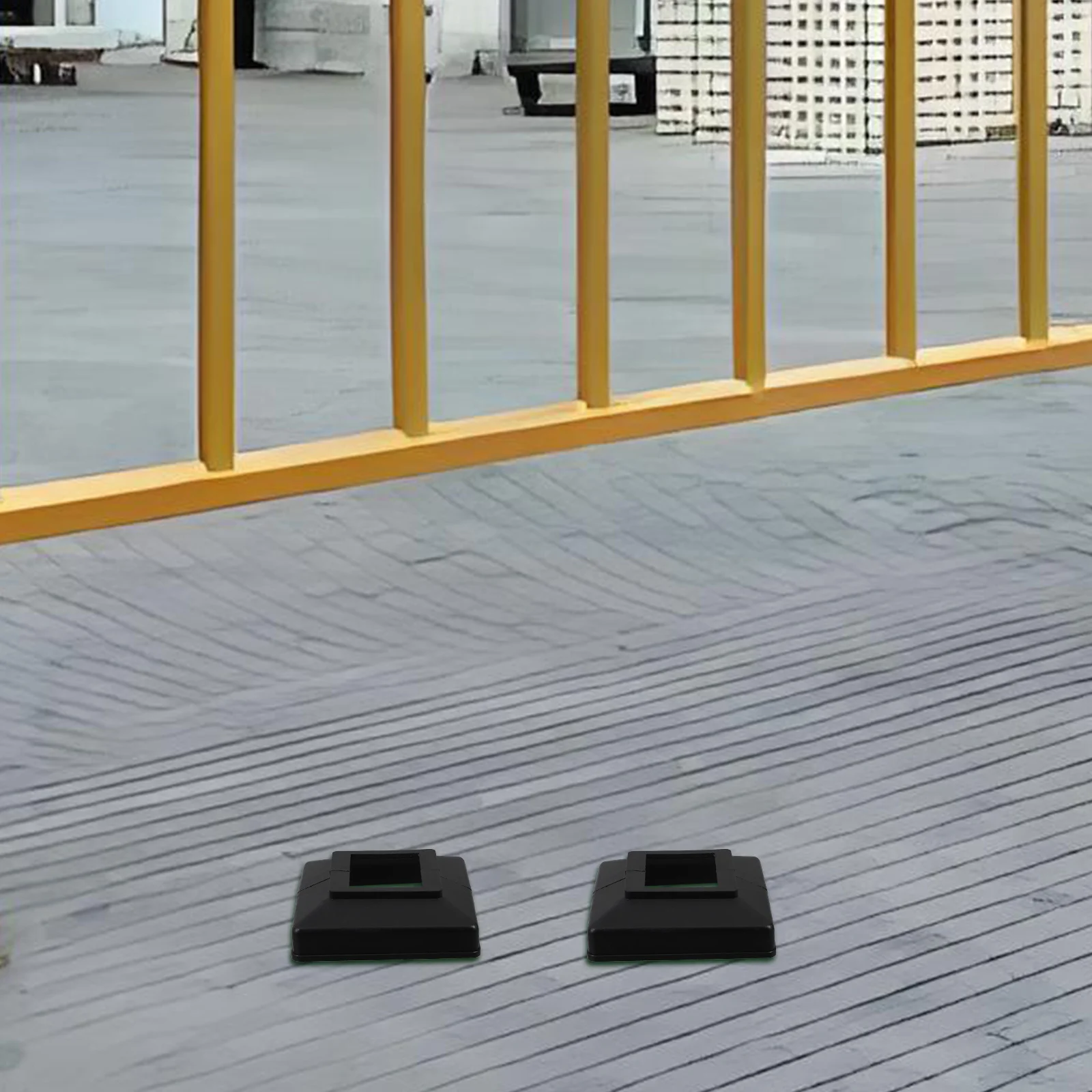 4 шт. базовая крышка для палубного столба детали забора колонна квадратная