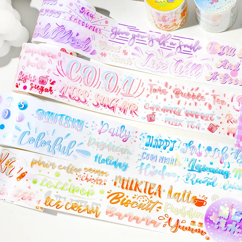 

45mm*3m Colorful Washi Tape Decorative Masking Tape DIY Decoration Scrapbooking Crafts Scrapbook Journal Planner Tape