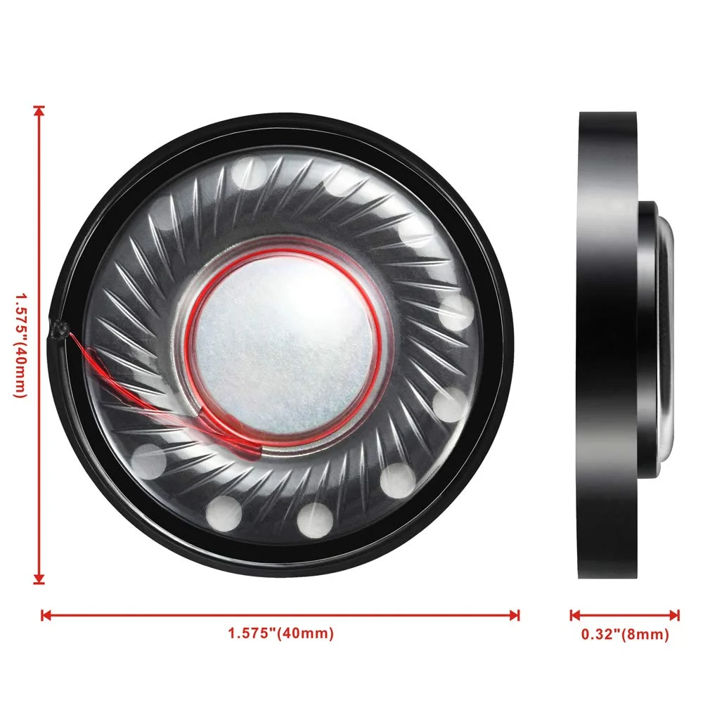 Фото Сменный динамик 40 мм для JBL Lifestyle E65BTNC Live 650BTNC Tune 660BTNC Duet NC шумоподавляющие наушники №3