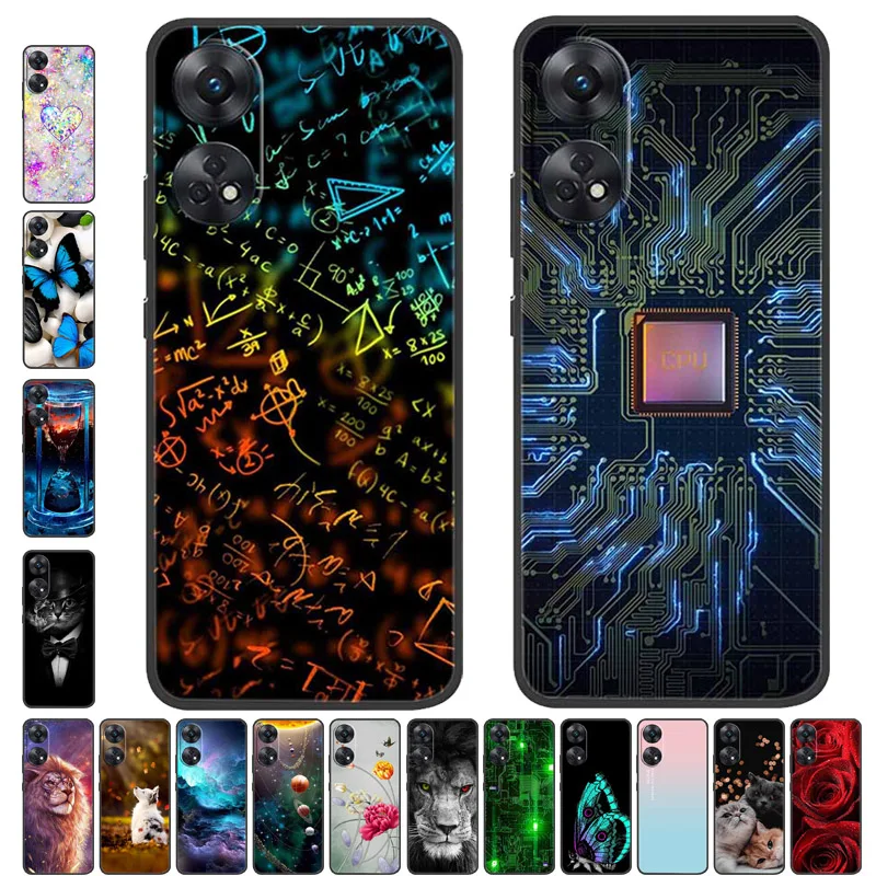 

Case For Oppo Reno8 T 4G Cover Cute Lovely Wolf Silicon Back Phone Case For Oppo Reno 8T 5G Soft Cases Reno8 T 5G 4G 2023 Coque