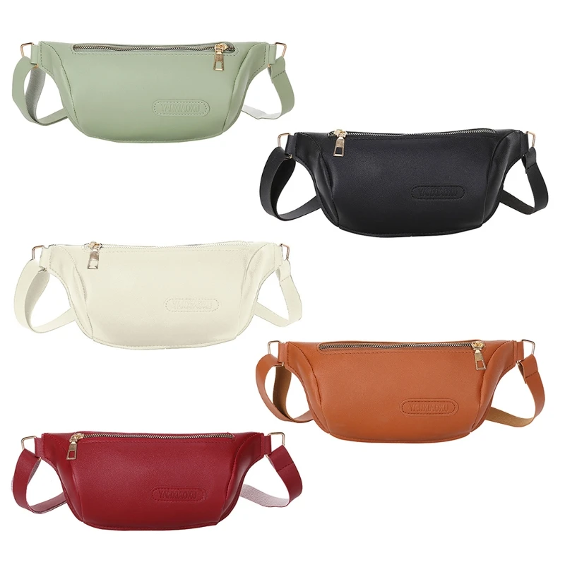 

Women Waist Bag Fanny Pack PU leather Lady Chest Bags Multifunction Travel
