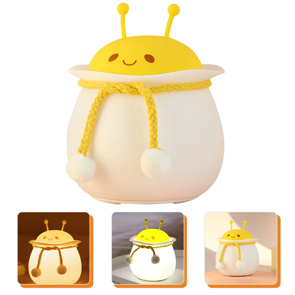 

Nightlamp Rechargeable Cartoonbedside Animals Aesthetic Warm Kids Bedroom Silicone Nightlight Room