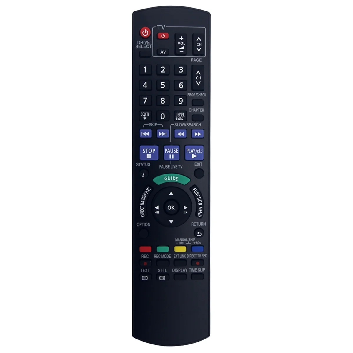 Фото Пульт дистанционного управления N2QAYB 000462   Замена для DVD-рекордера PANASONIC DMR-EX773EB-K DMR-EX83EB-K DMR-EX86EB-K №1
