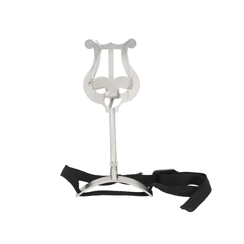 

Lightweight Clamp On Durable Stand Fixing Holder Brass Instrument Sheet Music Clip Tenor Marching Lyre Metal Folder