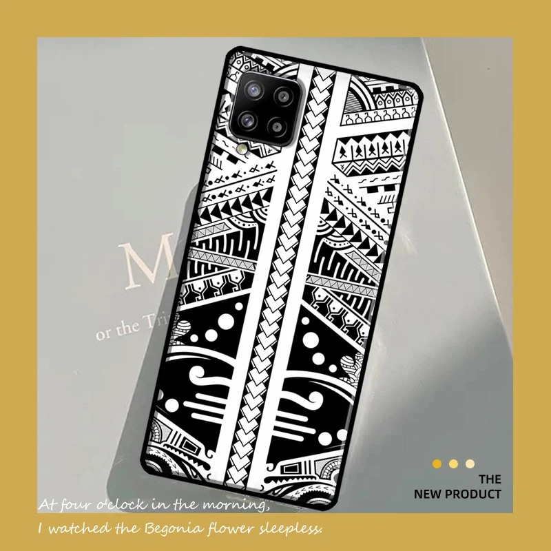 Фото Чехол с этническим узором Майори, Полинезии, Самоа для Samsung Galaxy A16 A26 A36 A56 A54 A34 A14 A15 A35 A55 A52 A32 A13 A33 A53 A17 A57 №4