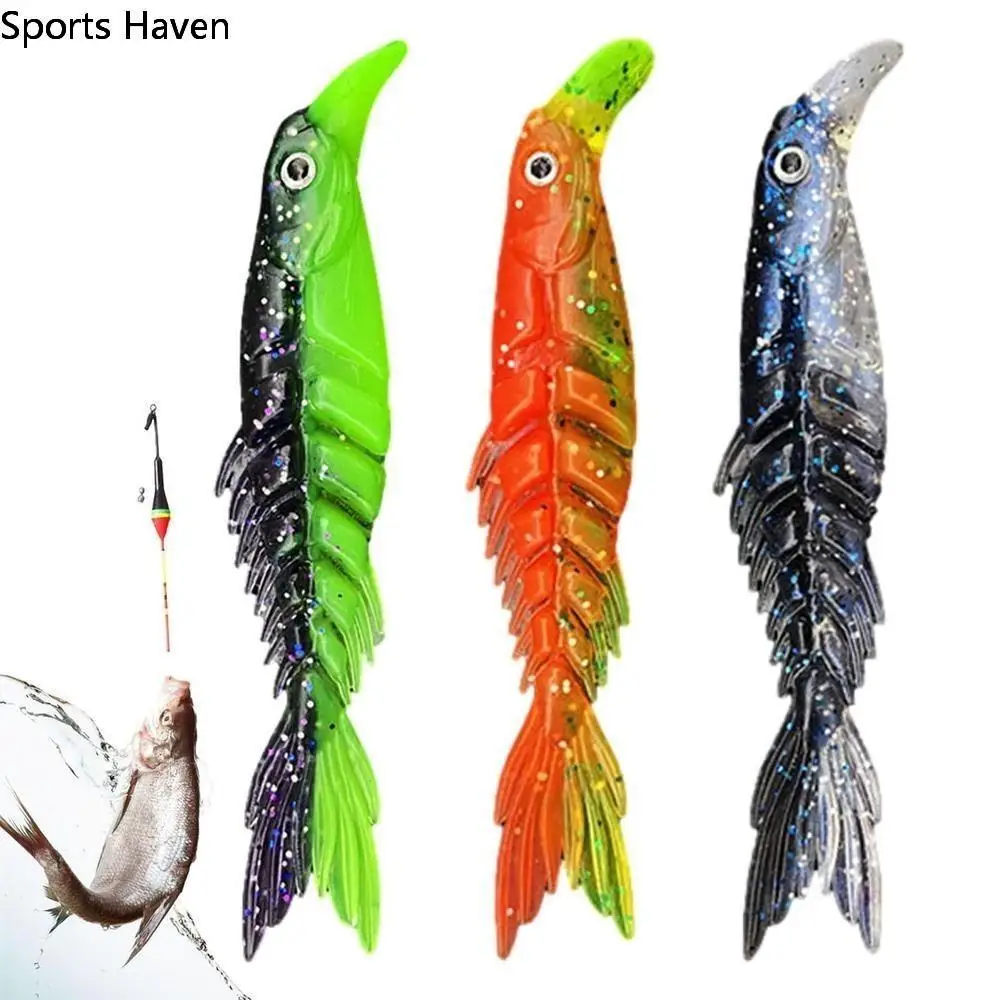 

2 PCS Double Color Durable Soft Fishing Lures Portable Flexible Simulation Fish Lures Fishing Accessories