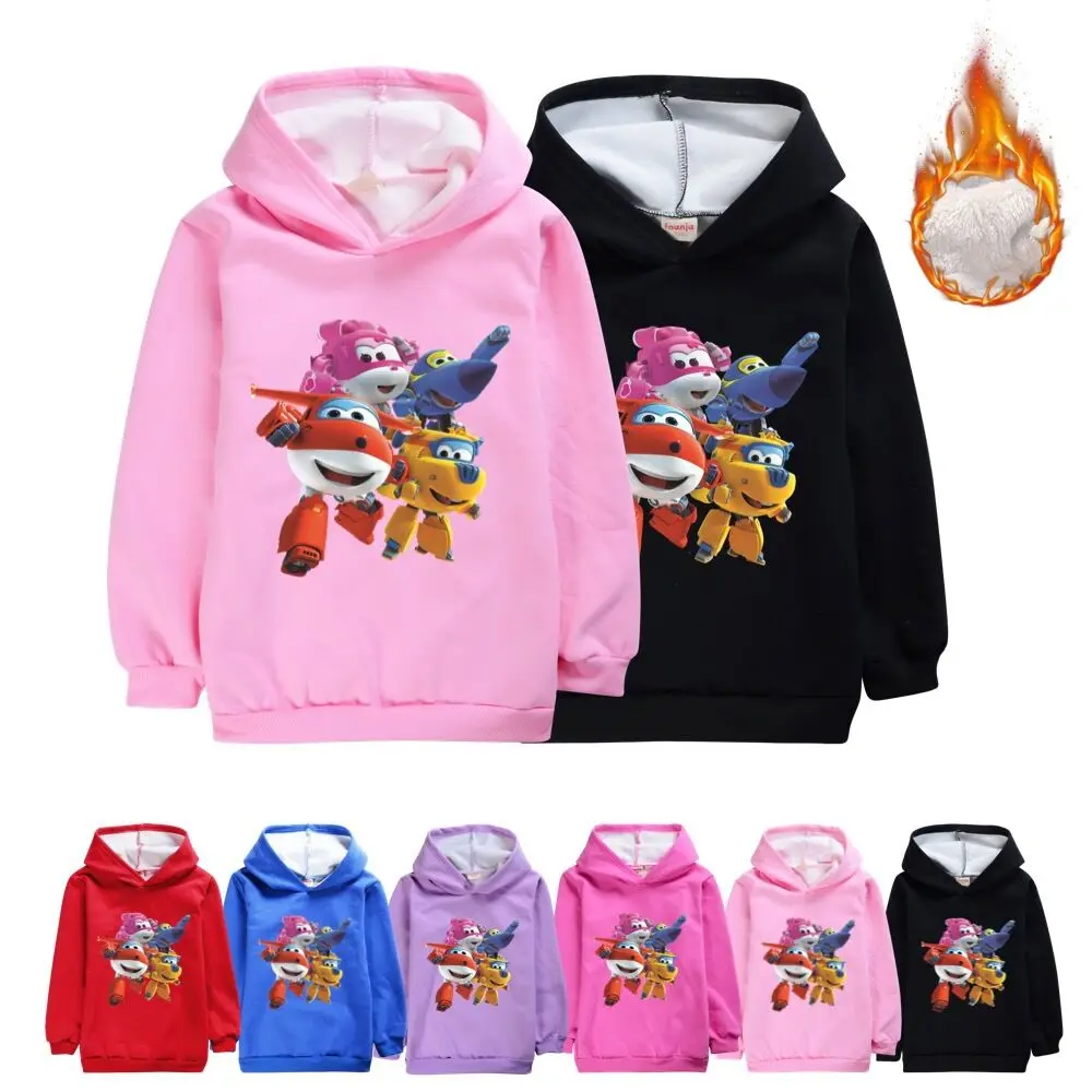 

Детская толстовка с капюшоном и принтом «Супер Крылья»