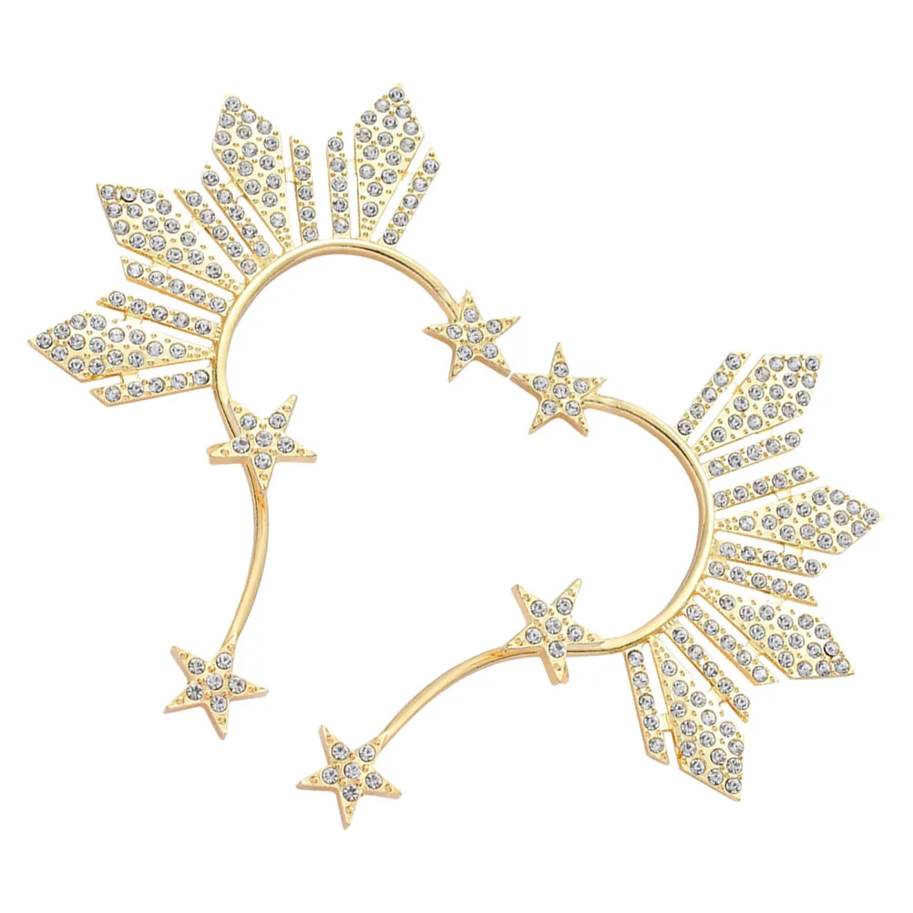 

Earring Korean Earrings Bride Bachelorette Tassel Cuffs Women Non Star