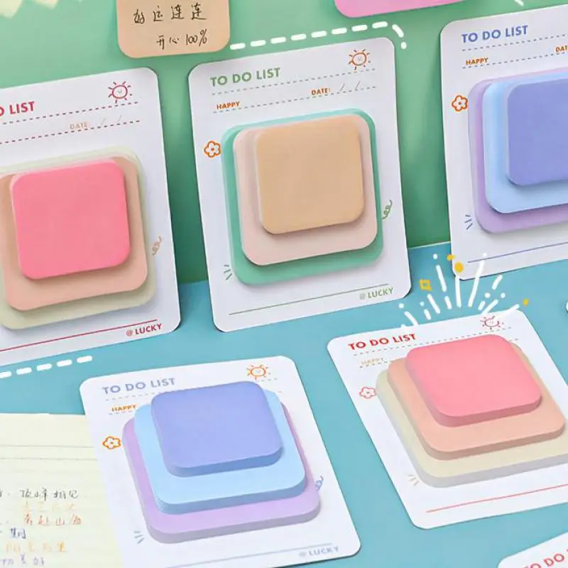 

90pages/pc Stacked To Do List Memo Pad Daily Checklist Notebook Color To Do Note Pad Weekly Plan Notepad Agenda and Organization