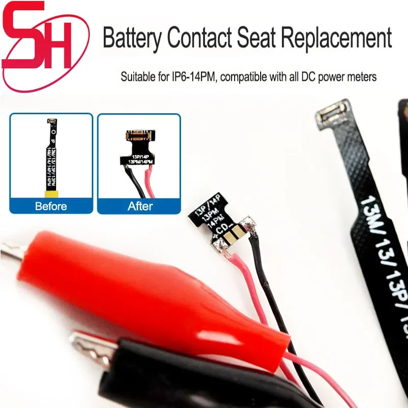 

SS-908B Dedicated Power Cable for iPhone 6 7 8 plus X Xs max 11 pro max 12 pro 12 mini repair Power Cable Charging Wire