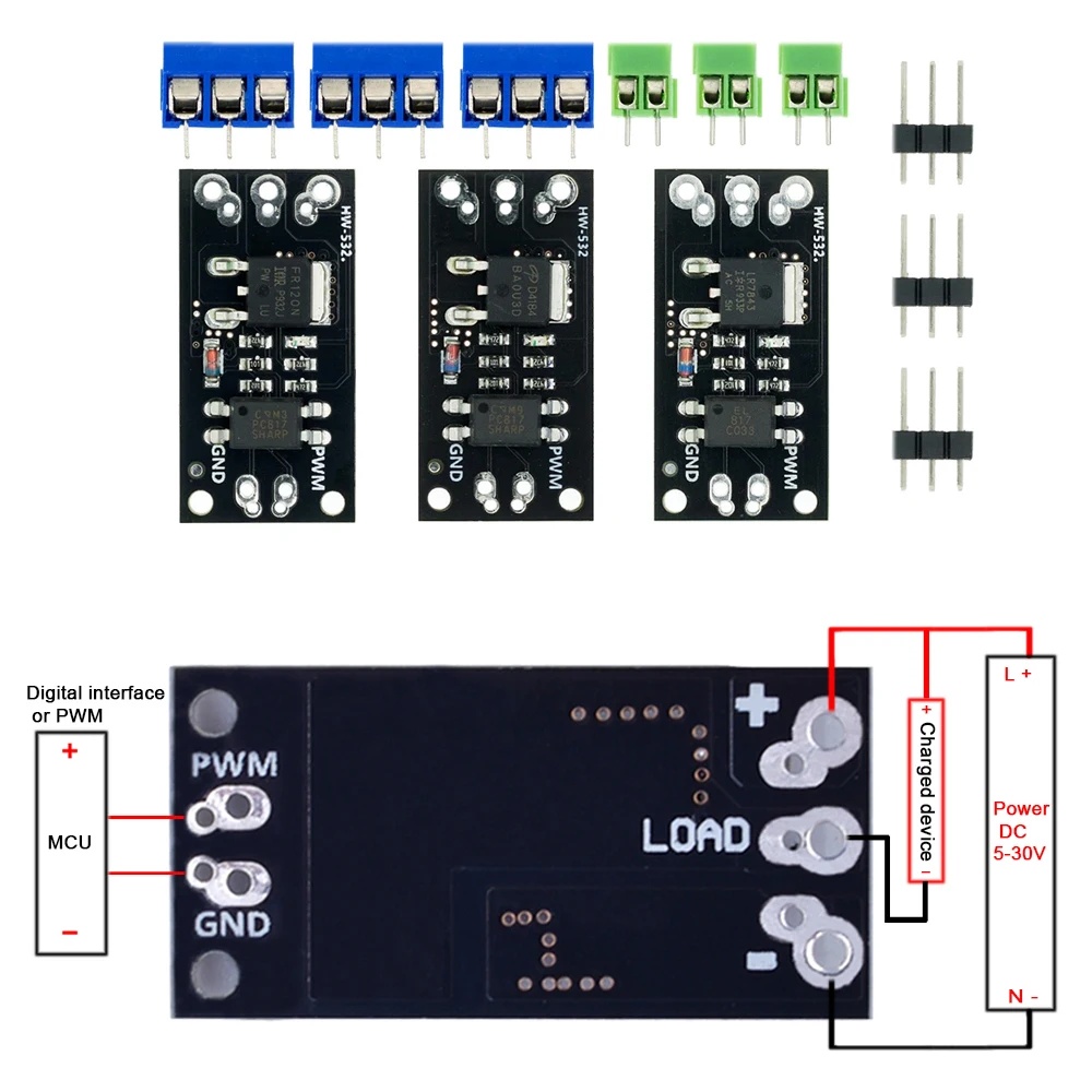 

FR120N LR7843 AOD4184 D4184 Isolated MOSFET MOS Tube FET Module Replacement Relay 100V 9.4A 30V 161A 40V 50A Board