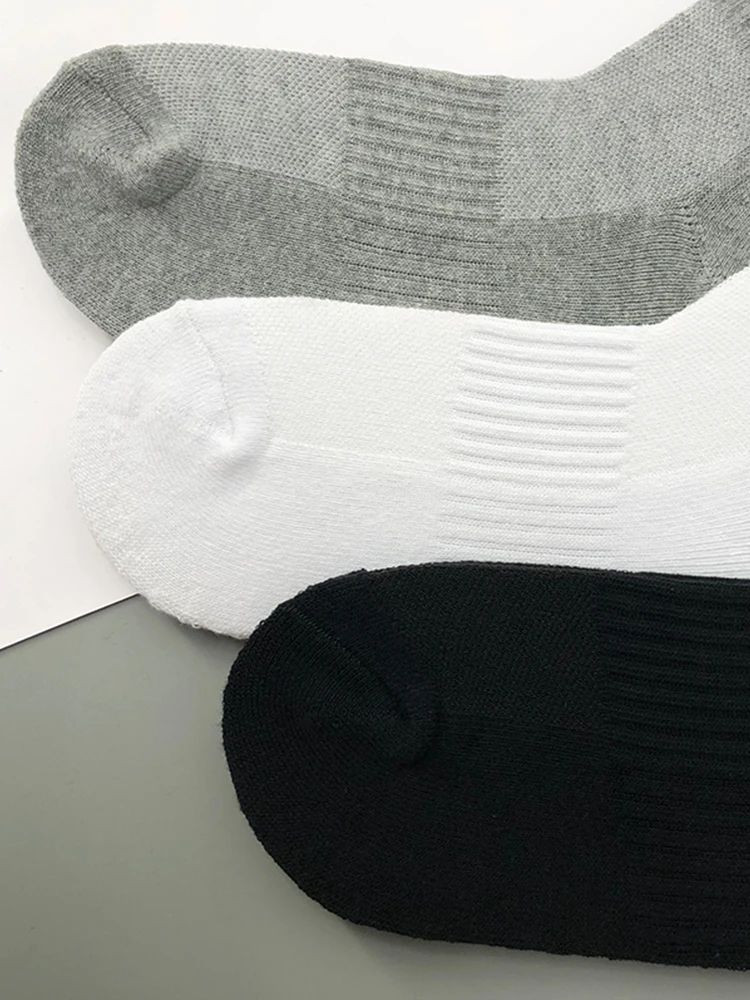 3 pairs of tb mid-tube socks for men's low-top deodorant sweat-absorbing tide brand trend sports basketball socks for women