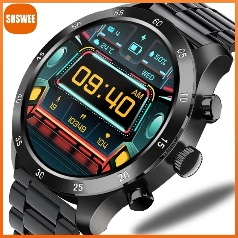 

Умные часы для Xiaomi Huawei, мужские спортивные многофункциональные смарт-часы с Bluetooth, пульсометром, тонометром