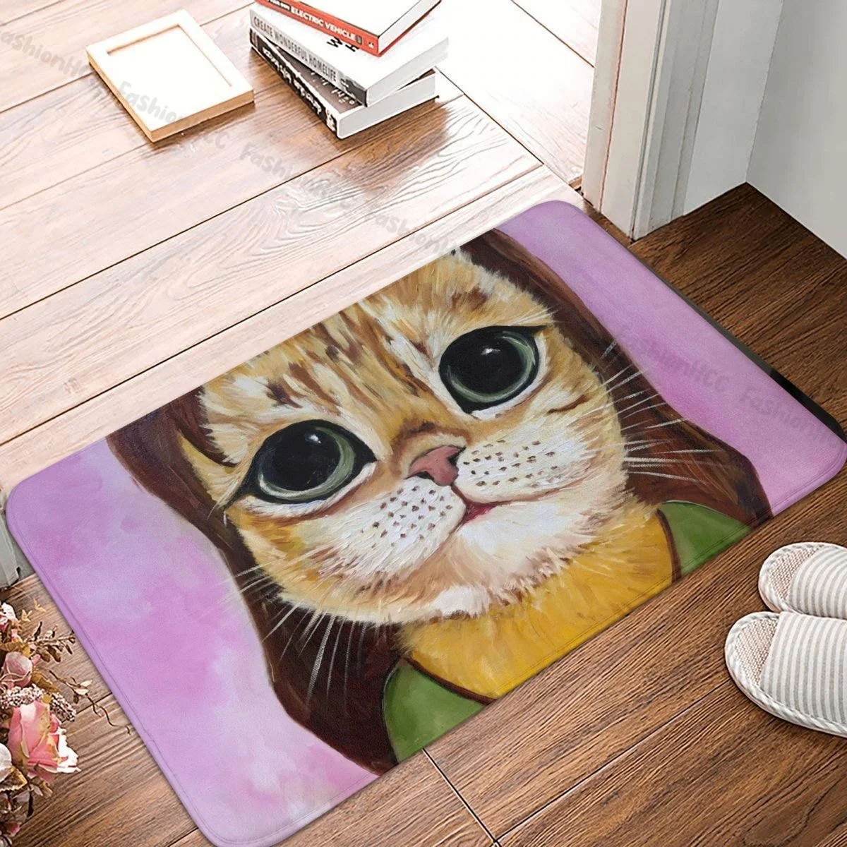 

Yoshitomo Nara Girl Kitchen Non-Slip Carpet Cute Art Bedroom Mat Entrance Door Doormat Floor Decoration Rug