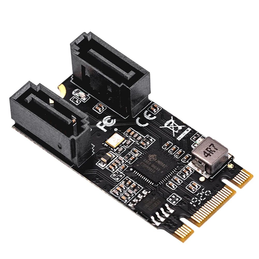M2 PCIE NVMe SATA6G 2 порта SATA III 6 Гб/с M.2 22X42 M ключ и B Ключ контроллер адаптер карта JMB582