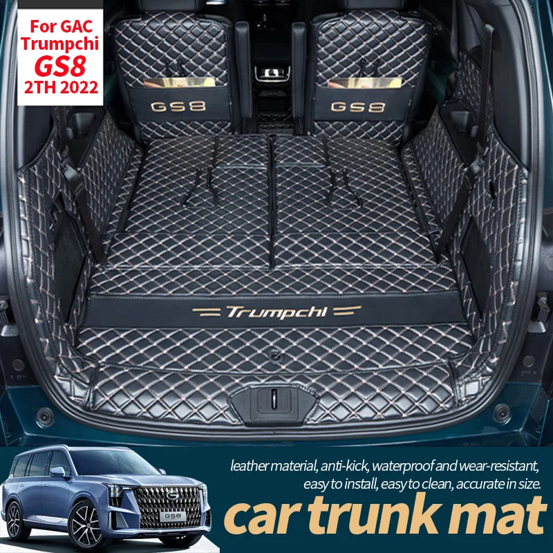 

Car Trunk Mat For Trumpchi GS8 2TH 2022 Cargo Box Carpet Interior Accessories Cover Fashionable Wear-Resistant High-End Atmosphe