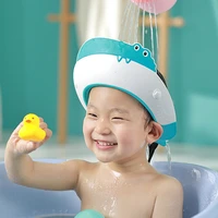 30 style cute baby shampoo cap bath hat adjustable kids shower protect eye waterproof splash guard hair wash shield for infant