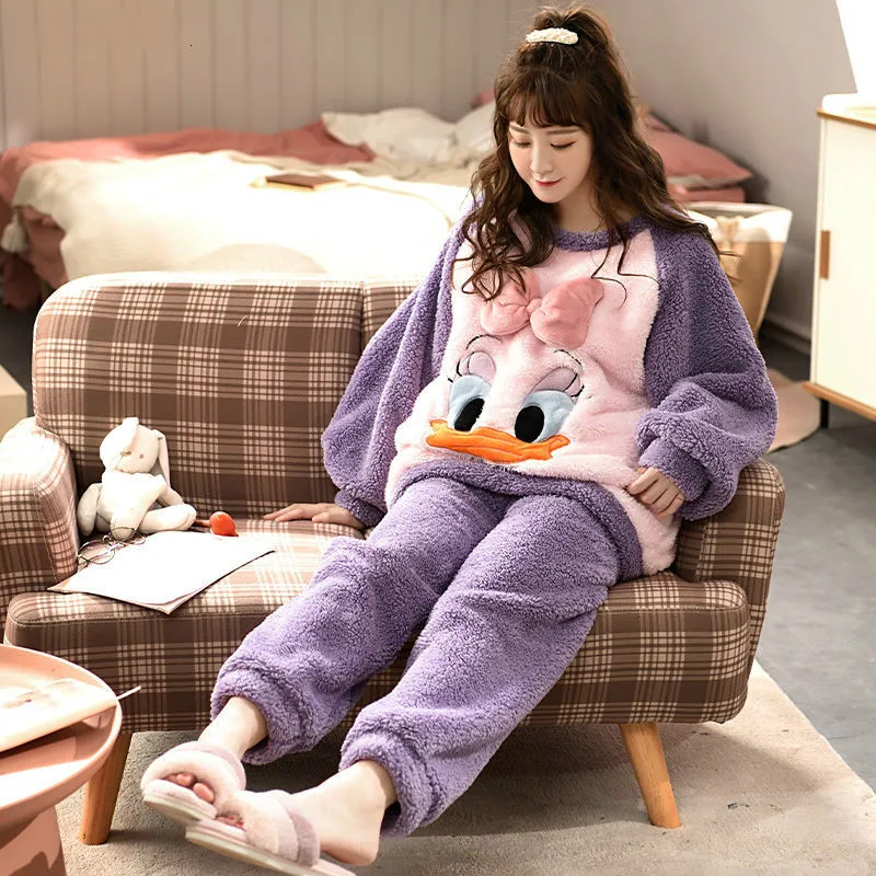 Disney Warm Pajamas  Ladies Sexy Lace Robe