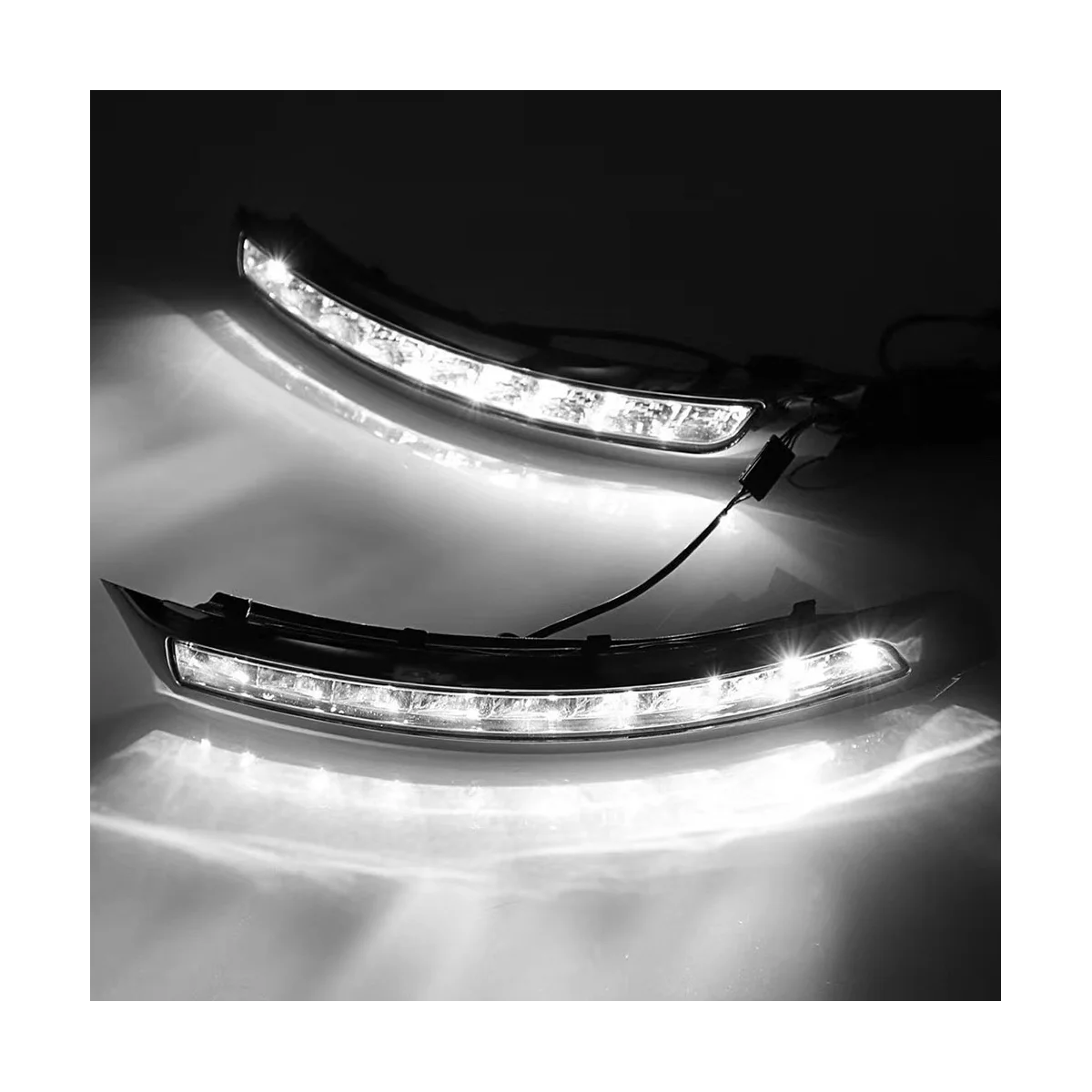 1 пара для Volvo XC90 2007-2013 светодиодный DRL сигнал поворота дневной свет