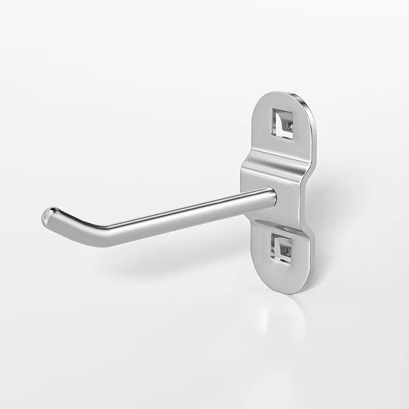 

10PCS Tool Hanging Hook Thickening Square Hole Plate Tool Household Kitchen Hooks Metal Display Rack Metal Shop Good Shelf Hooks