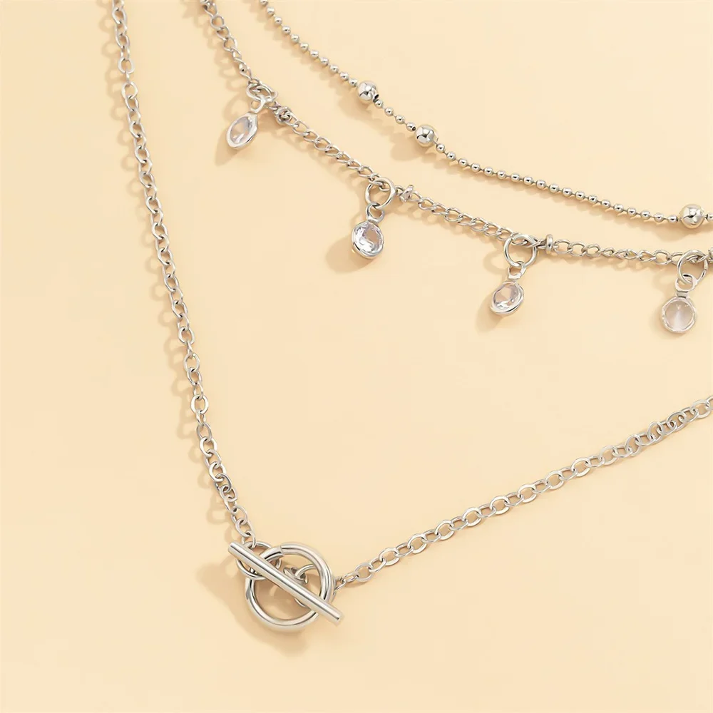 Женское ожерелье с подвеской в виде цветка золотым покрытием