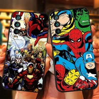marvel avengers phone cases for xiaomi redmi note 10 10s 10 pro poco f3 gt x3 gt m3 pro x3 nfc funda back cover carcasa