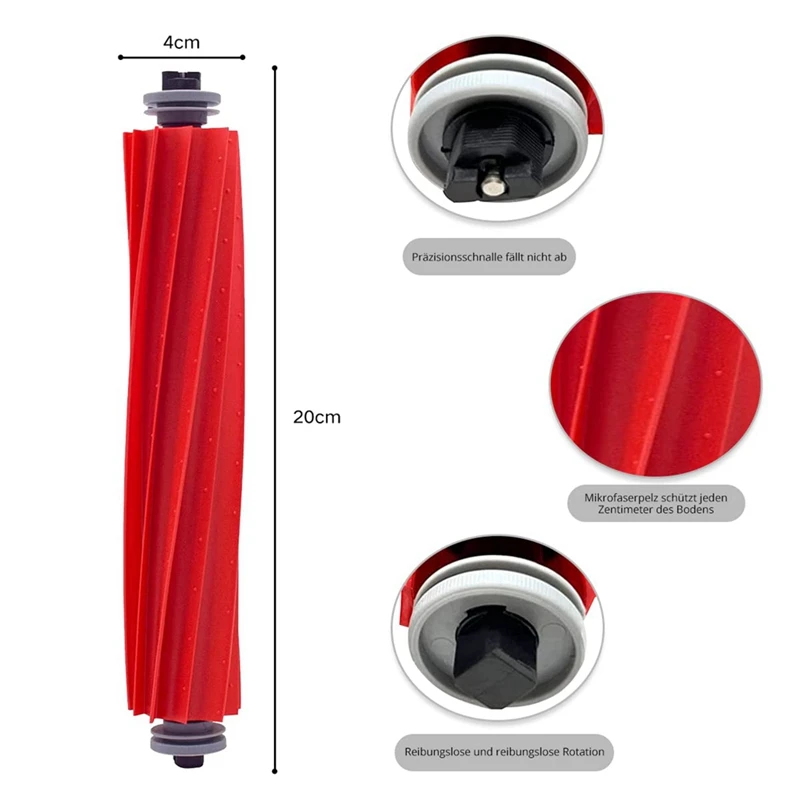 Запасные части роликовая щетка боковые щетки HEPA-фильтр для Roborock Q7max Q7max+